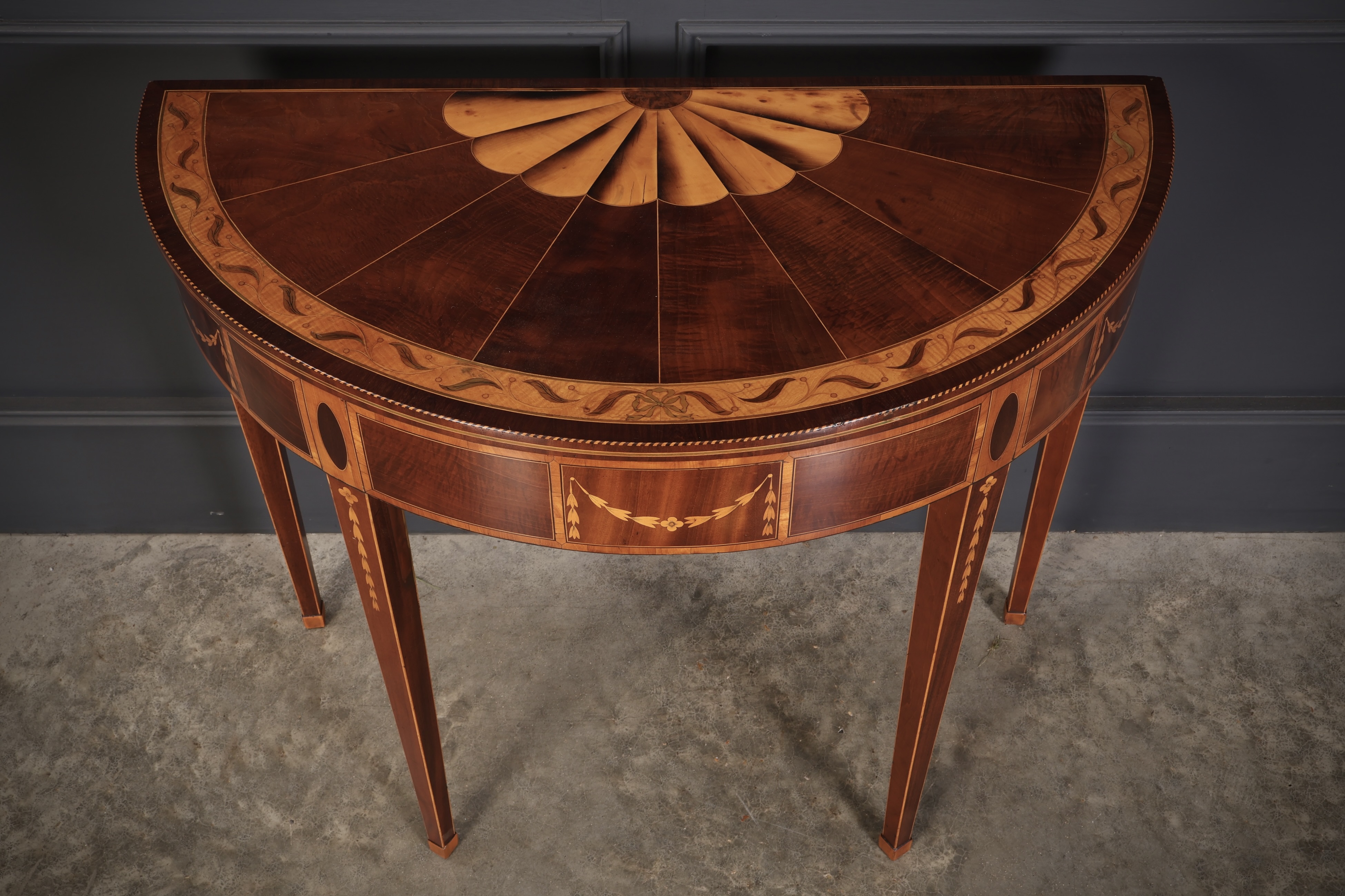 Rare 18th Century Marquetry Inlaid Tea Table - Image 3